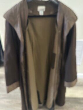 Bronze XL trench coat